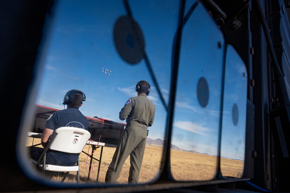 Thunderbirds train over Fort Huachuca