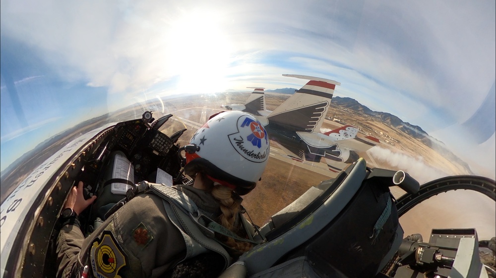 Thunderbirds train over Fort Huachuca