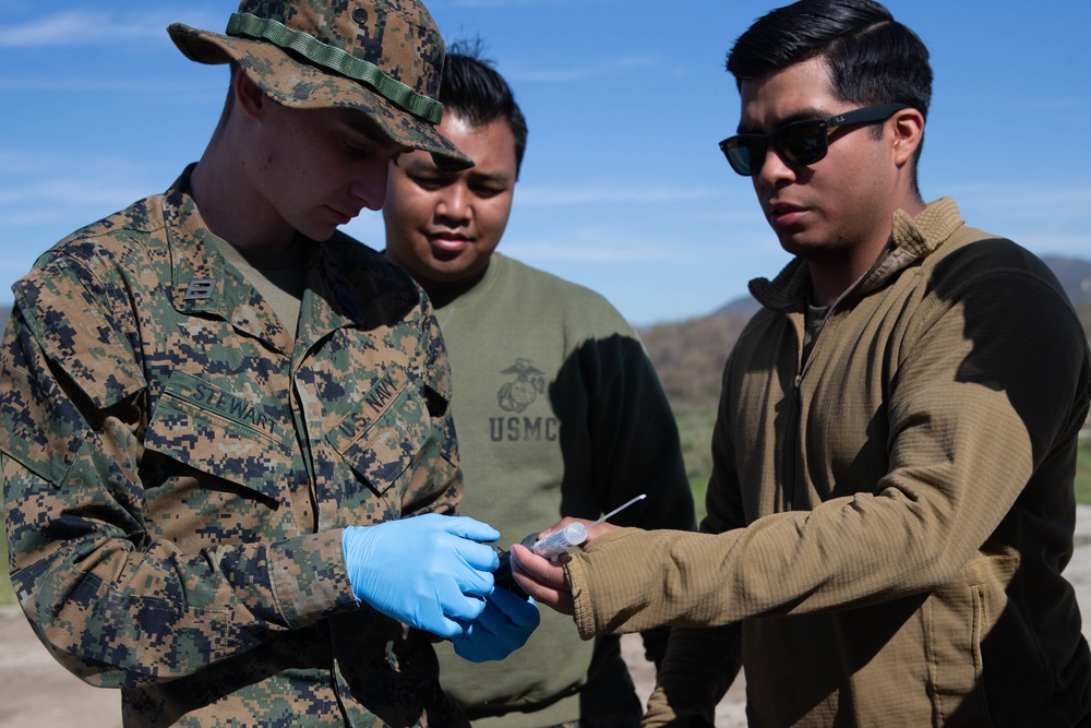 1st Medical Battalion preventive medicine training