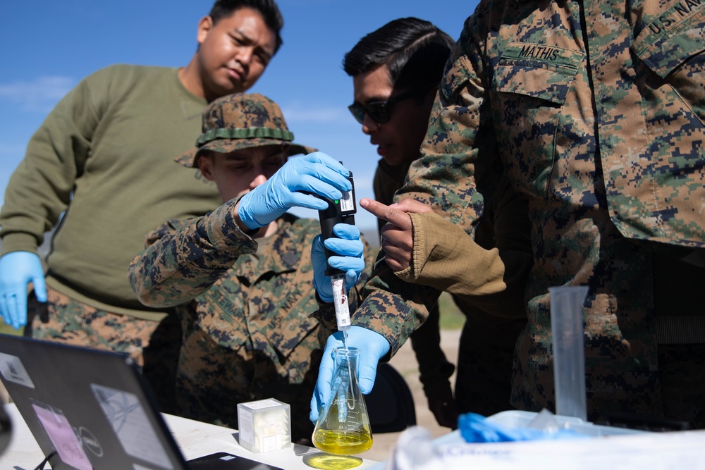 1st Medical Battalion preventive medicine training