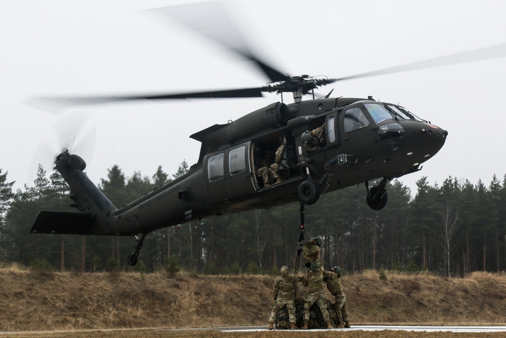 U.S. Army Air Assault Course at Grafenwoehr Training Area