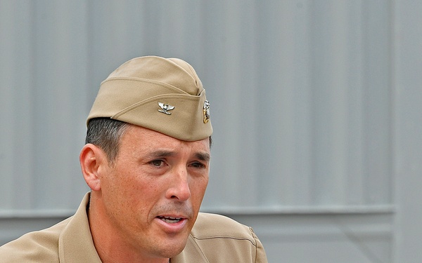 Navy delivers remarks at FedEx press conference about JUA