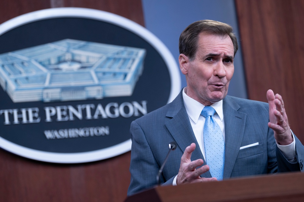 Pentagon Spokesman Holds Press Briefing