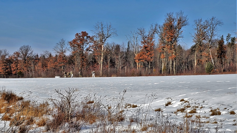 Snowshoeing among critical skills practiced, learned by students in CWOC at Fort McCoy