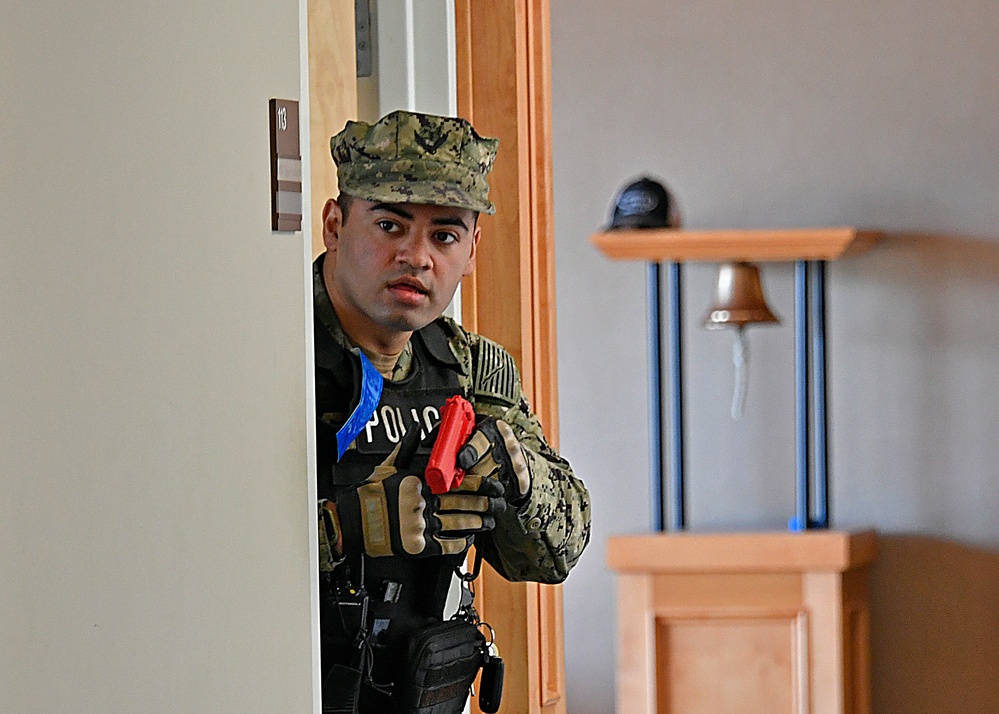 Navy conducts active shooter training onboard Point Mugu