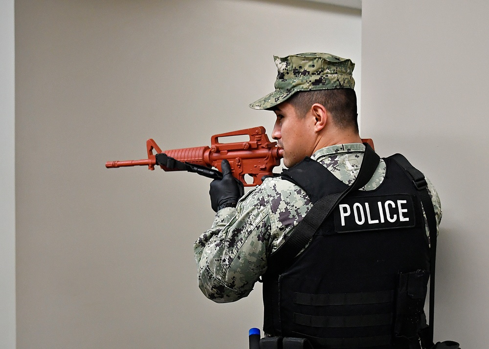 Navy conducts active shooter training onboard Point Mugu