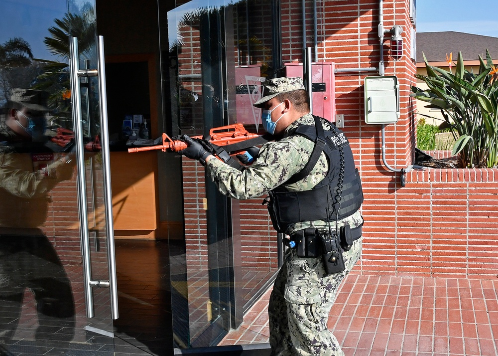 Navy conducts active shooter training onboard Point Mugu