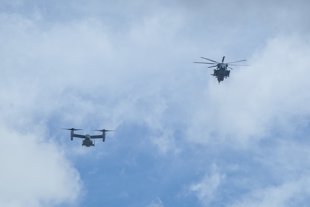 Military honors rendered to late Marine Corps Lieutenant General Henry C. Stackpole III