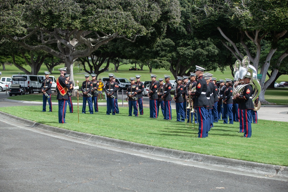 Military honors rendered to late Marine Corps Lieutenant General Henry C. Stackpole III