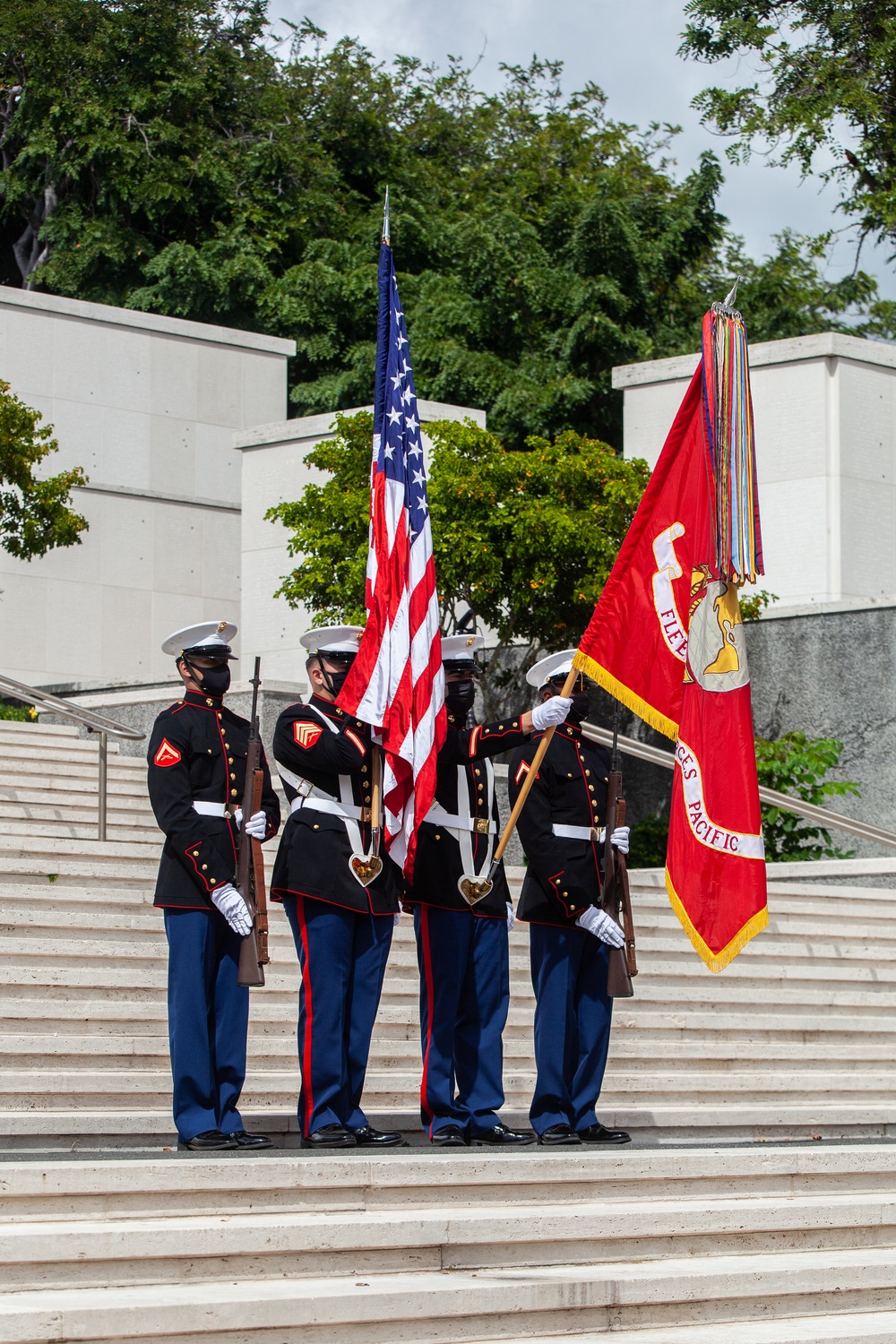 Military honors rendered to late Marine Corps Lieutenant General Henry C. Stackpole III