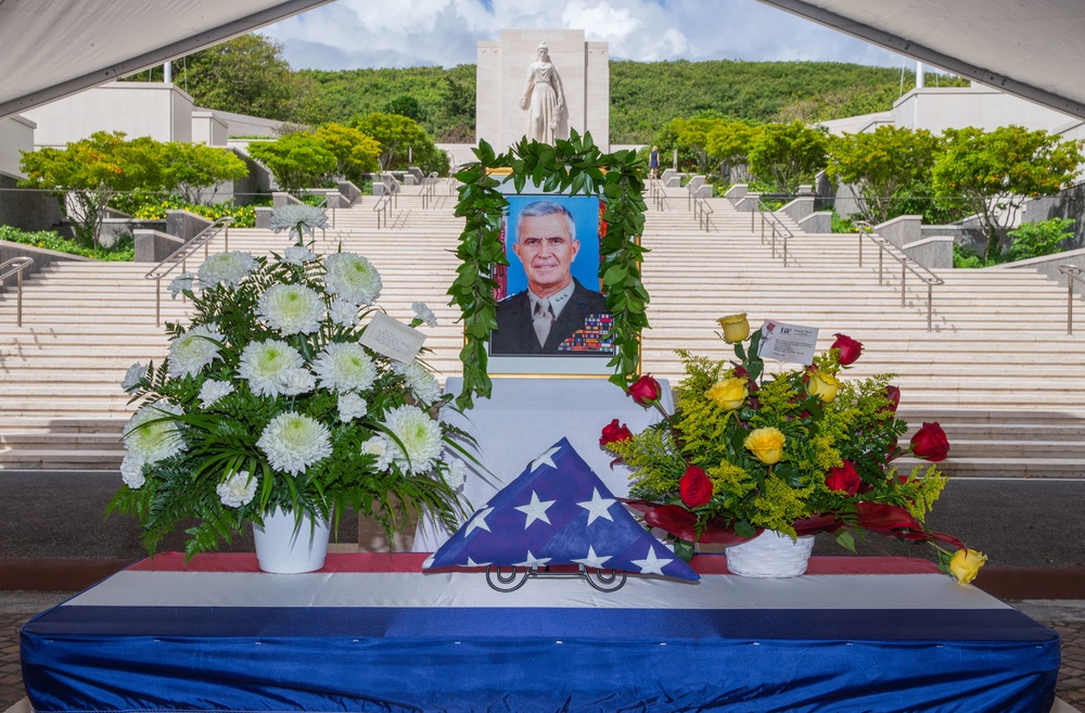 Military honors rendered to late Marine Corps Lieutenant General Henry C. Stackpole III