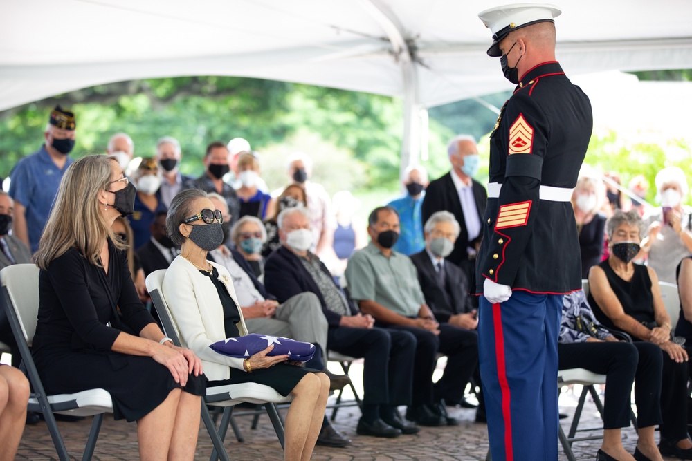 Military honors rendered to late Marine Corps Lieutenant General Henry C. Stackpole III