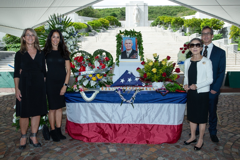 Military honors rendered to late Marine Corps Lieutenant General Henry C. Stackpole III