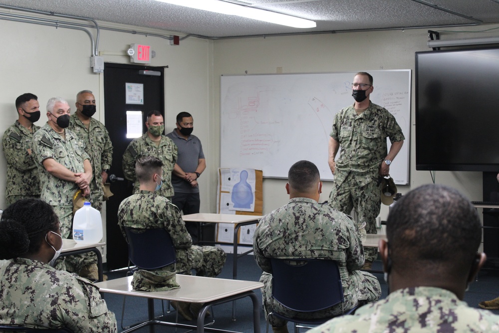 Commander, Navy Installations Command Visits Naval Base Guam