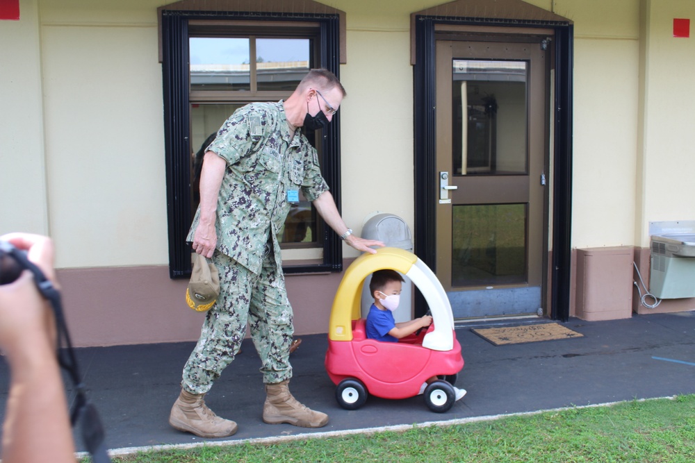 Commander, Navy Installations Command Visits Naval Base Guam