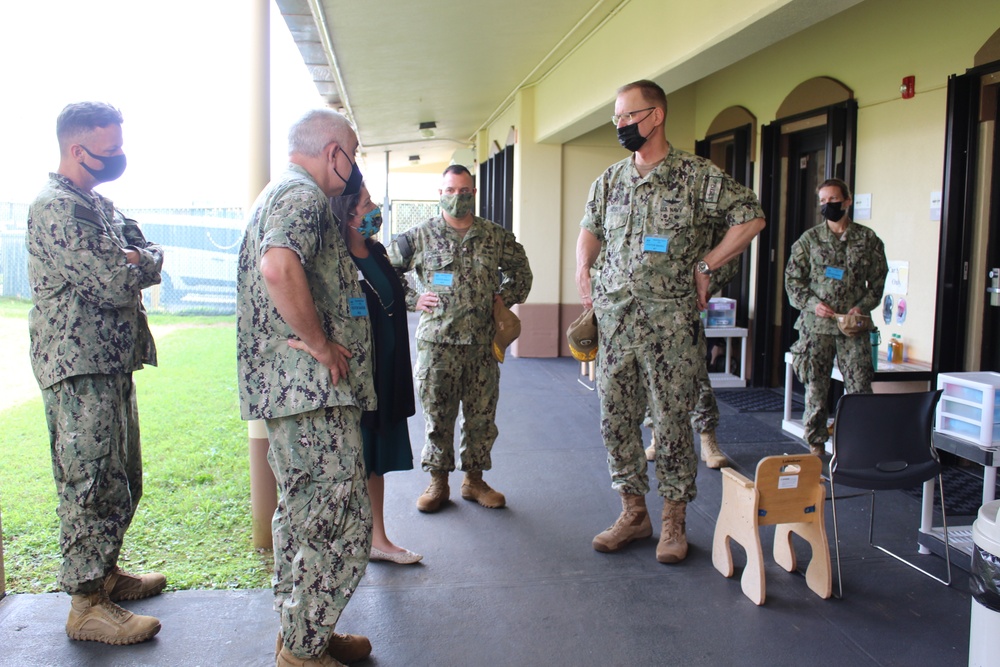 Commander, Navy Installations Command Visits Naval Base Guam