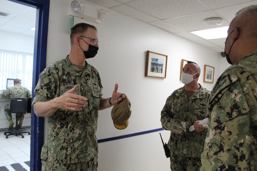 Commander, Navy Installations Command Visits Naval Base Guam