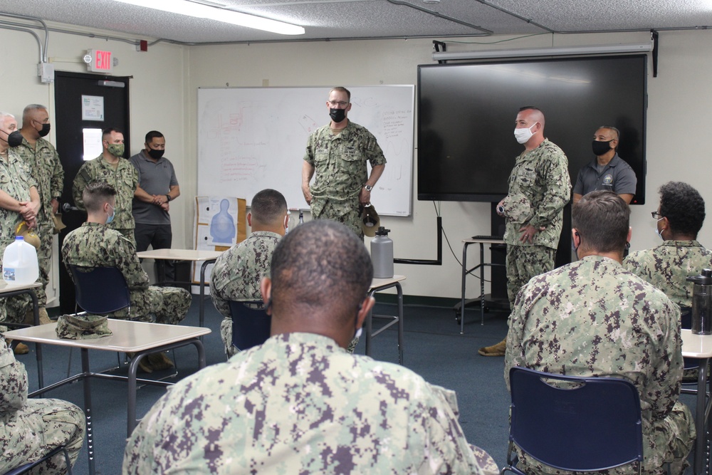 Commander, Navy Installations Command Visits Naval Base Guam