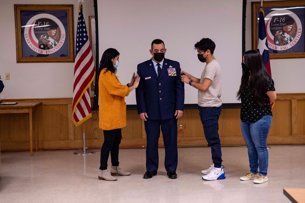 Chief Master Sgt. Simmon Guerra Promotion