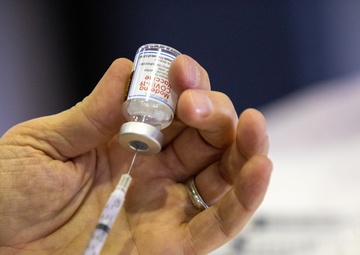 MCAS Iwakuni Local Employees Receive COVID-19 Booster shots