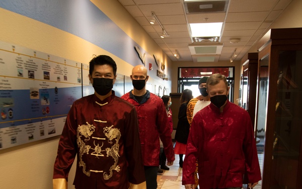 366th Fighter Wing and 428th Fighter Squadron leaders celebrate Lunar New Year