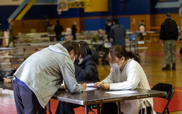 MCAS Iwakuni Local Employees Receive COVID-19 Booster shots