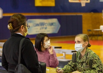 MCAS Iwakuni Local Employees Receive COVID-19 Booster shots