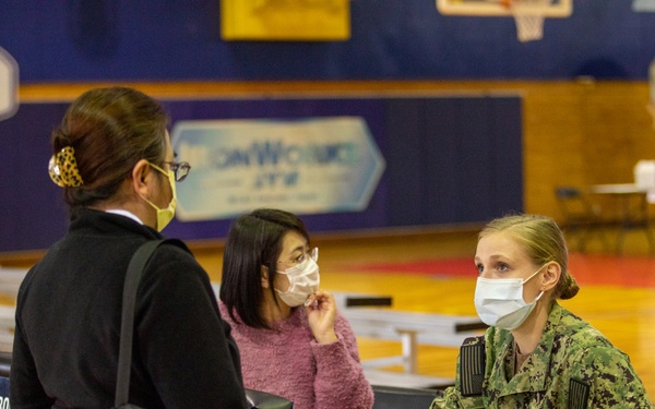 MCAS Iwakuni Local Employees Receive COVID-19 Booster shots