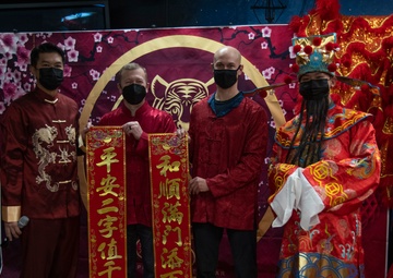 366th Fighter Wing and 428th Fighter Squadron leaders celebrate Chinese New Year