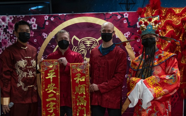 366th Fighter Wing and 428th Fighter Squadron leaders celebrate Chinese New Year