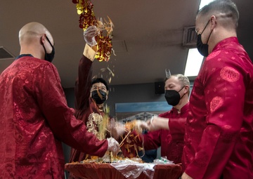 366th Fighter Wing and 428th Fighter Squadron leaders celebrate Chinese New Year