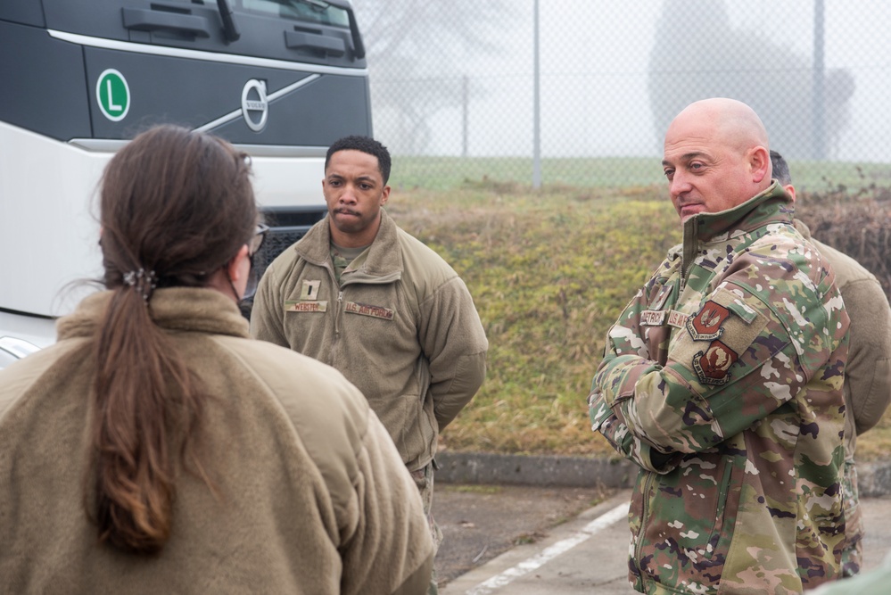 USAFE A4 Director visits Spangdahlem AB