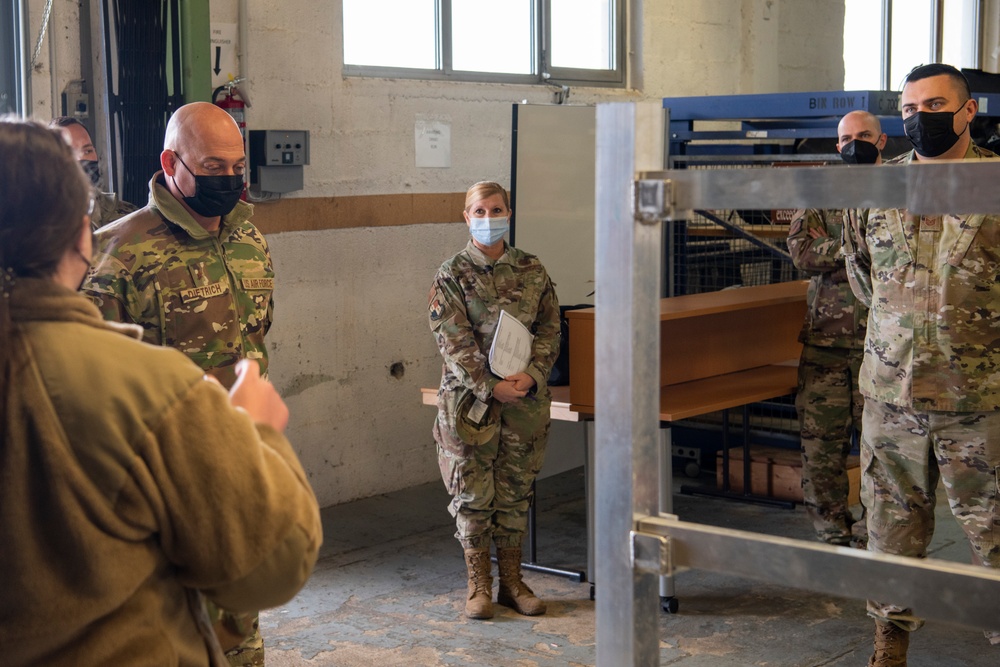 USAFE A4 Director visits Spangdahlem AB