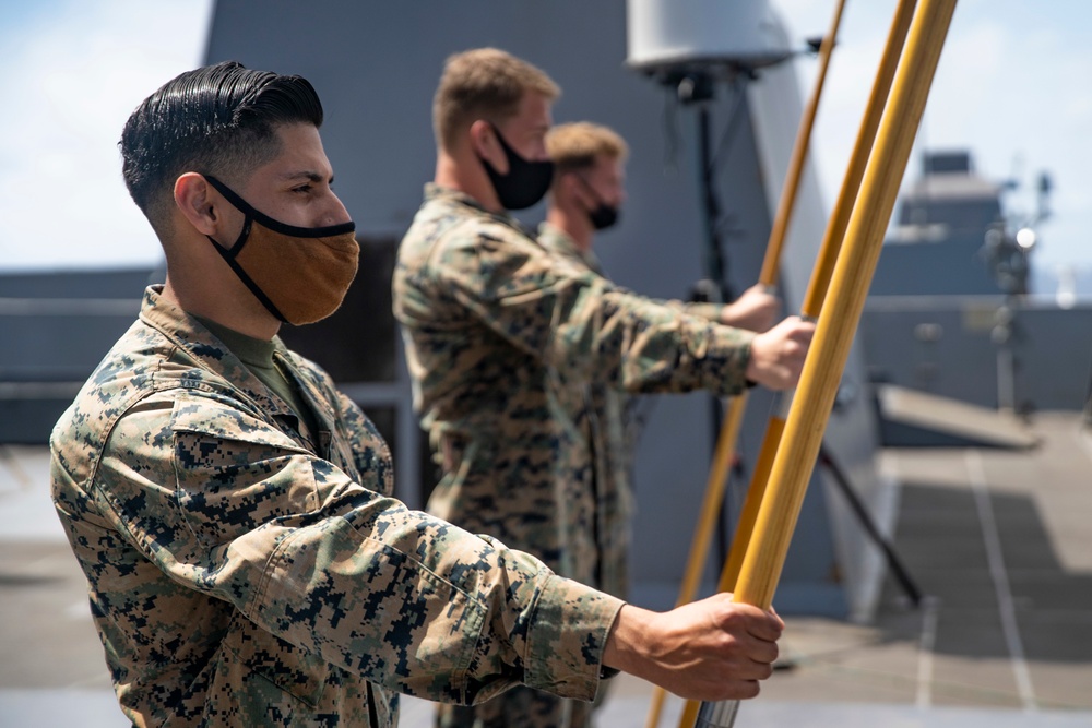Corporals Course: Left foot, drill foot
