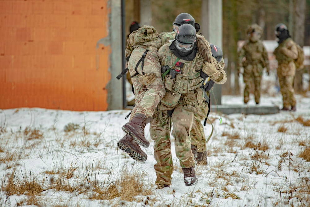 Black Horse Troop conducts urban defense training in Poland