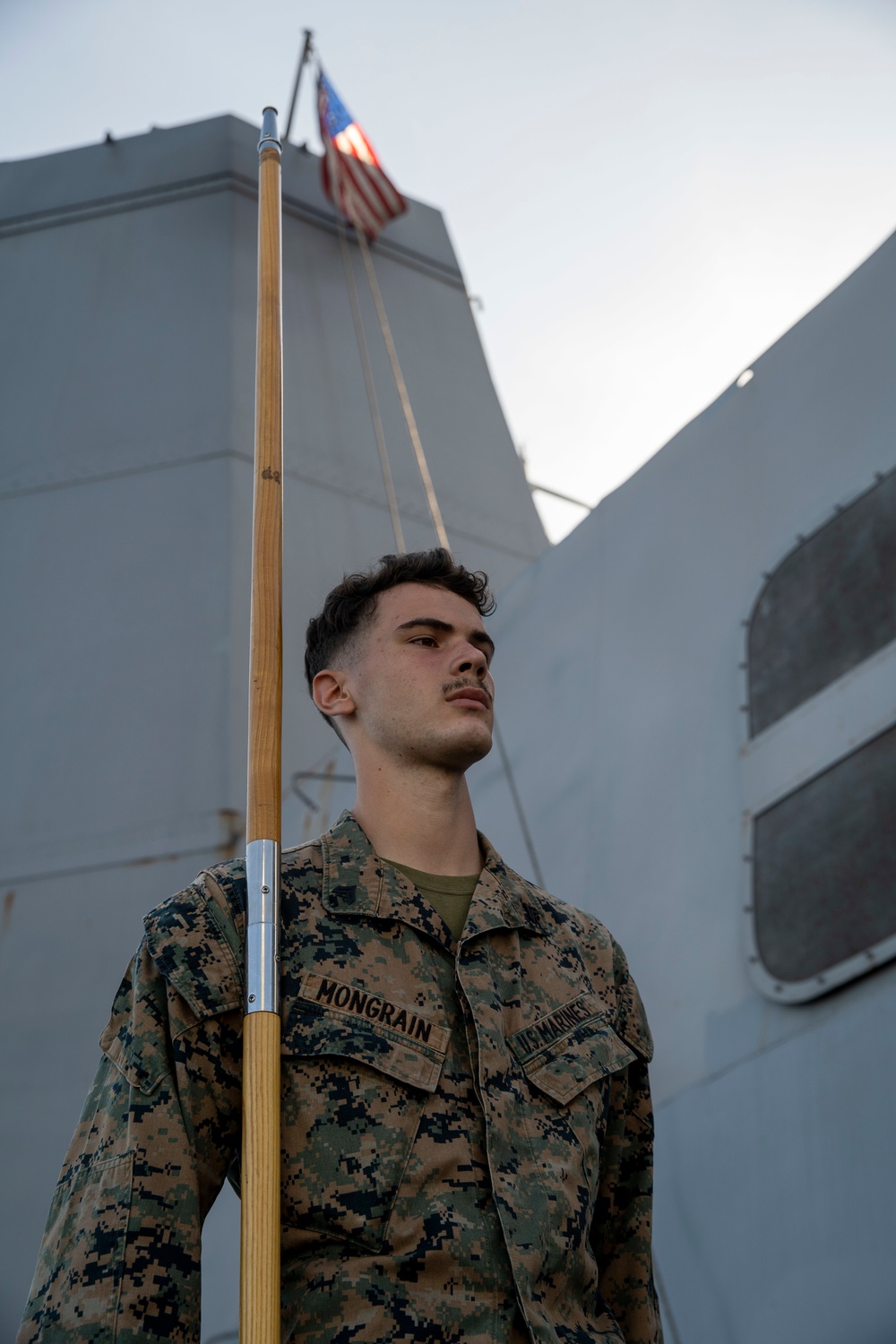 Corporals Course Marines test their drill skills