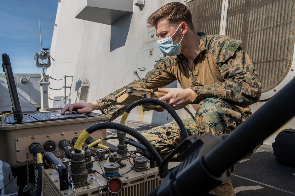 GBOSS employment aboard USS Portland