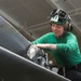 Abraham Lincoln Sailors conduct aircraft maintenance