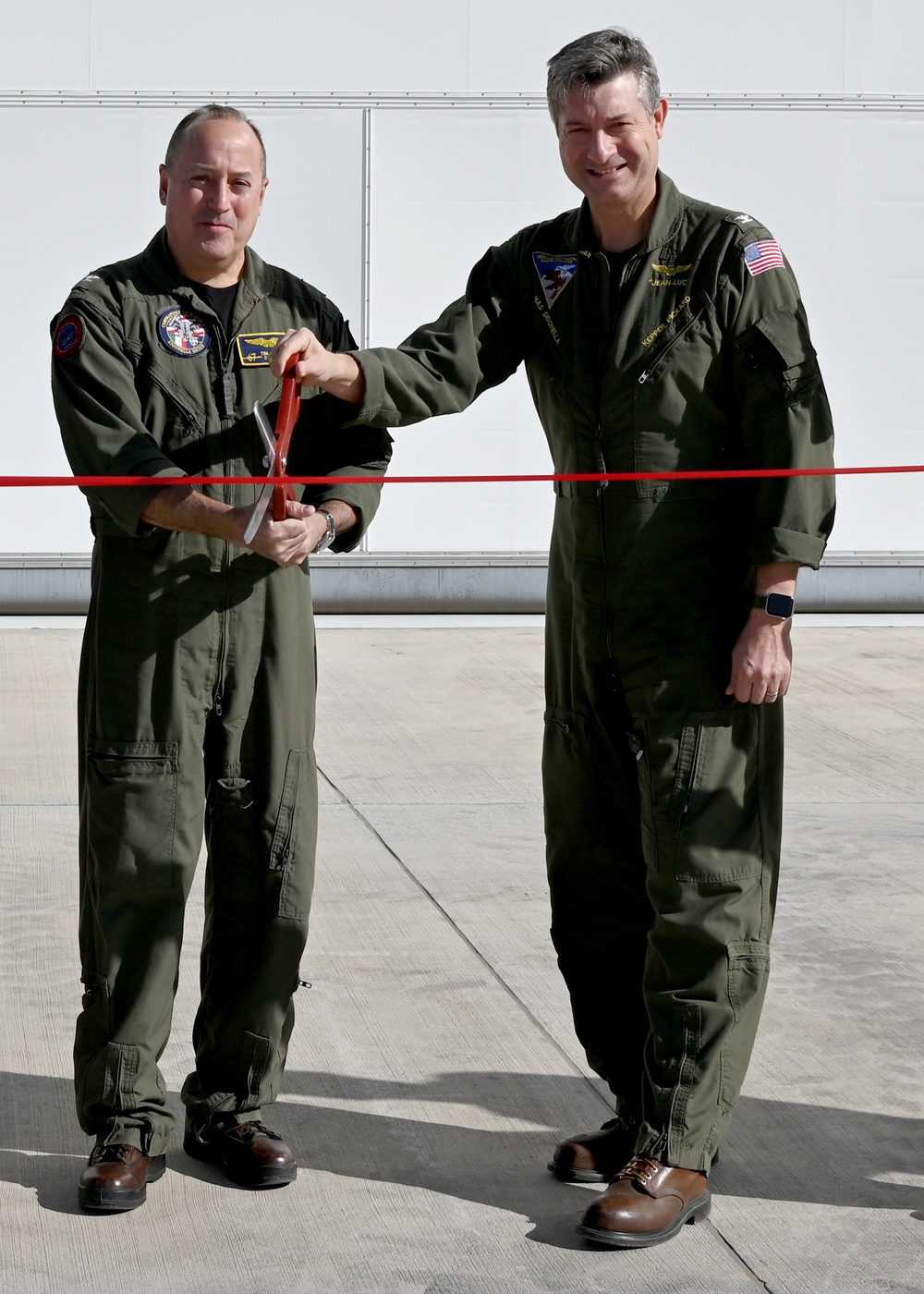 NAS Sigonella P-8 Hangar Ribbon Cutting