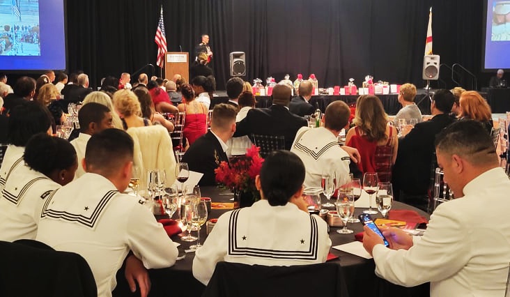 PCU Fort Lauderdale Sailors Attend Seven Seas Gala