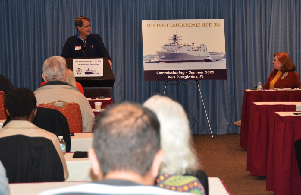 PCU Fort Lauderdale Sailors Attend Fort Lauderdale Commissioning Committee Meeting