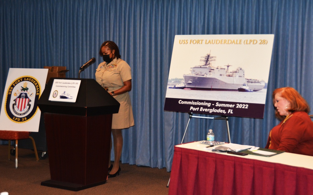 PCU Fort Lauderdale Sailors Attend Fort Lauderdale Commissioning Committee Meeting