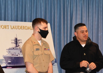 PCU Fort Lauderdale Sailors Attend Fort Lauderdale Commissioning Committee Meeting