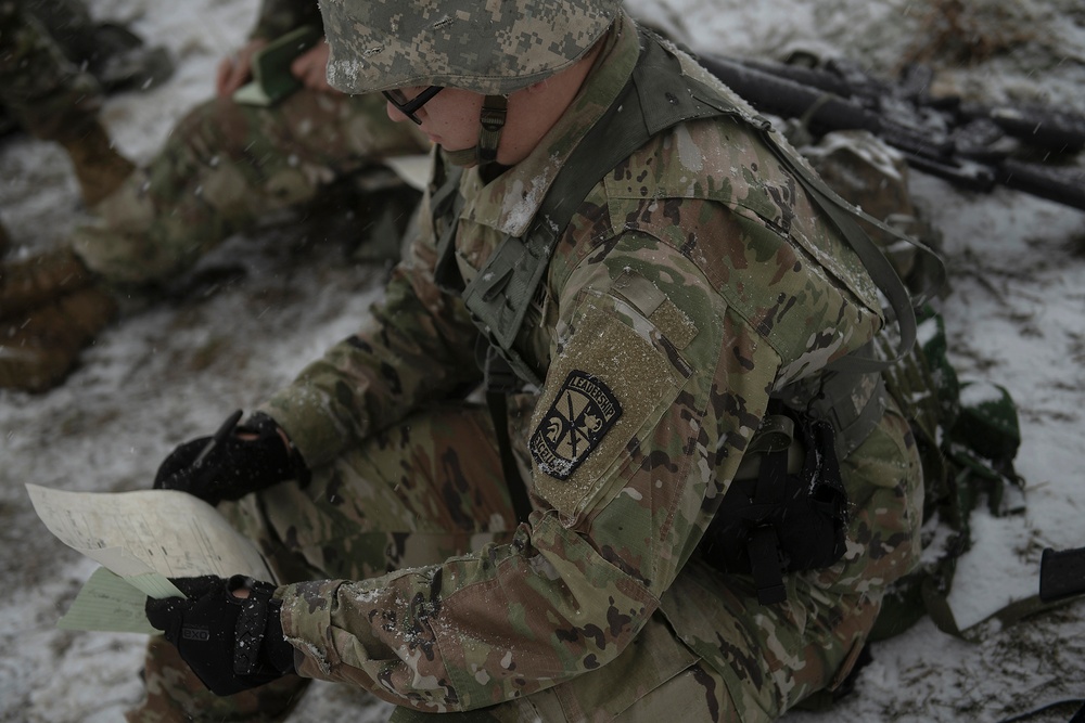 The Bronco Battalion - First Field Exercise; A Light Dusting