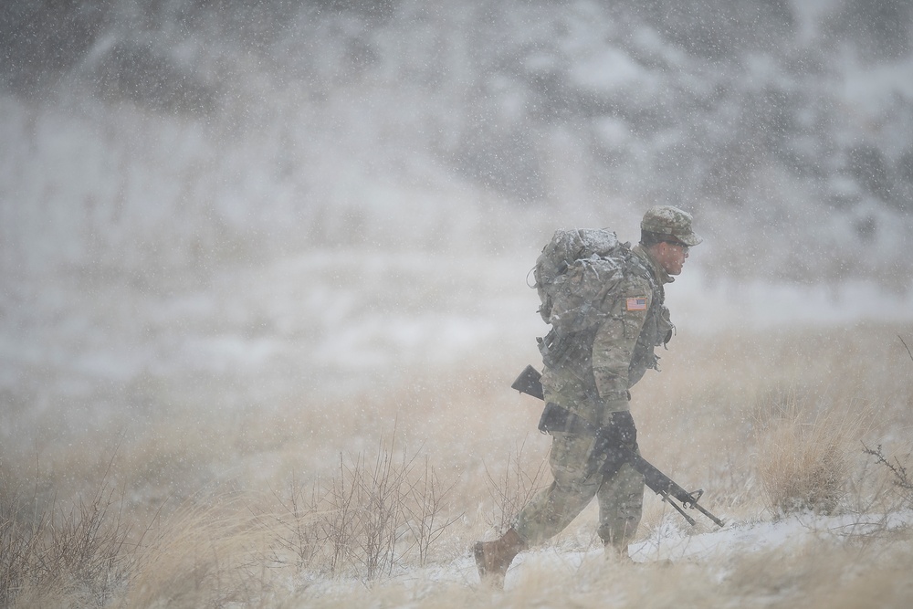 The Bronco Battalion - First Field Exercise; A Light Dusting