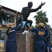 PCU Fort Lauderdale Sailors Clean Lone Sailor Statue