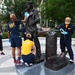 PCU Fort Lauderdale Sailors Clean Lone Sailor Statue