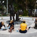 PCU Fort Lauderdale Sailors Clean Lone Sailor Statue