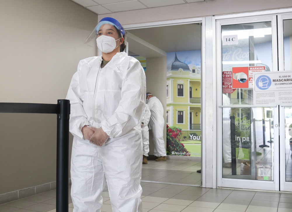 PRNG screens travelers in airports across the island