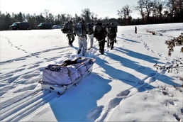 Snowshoeing among critical skills practiced, learned by students in CWOC at Fort McCoy